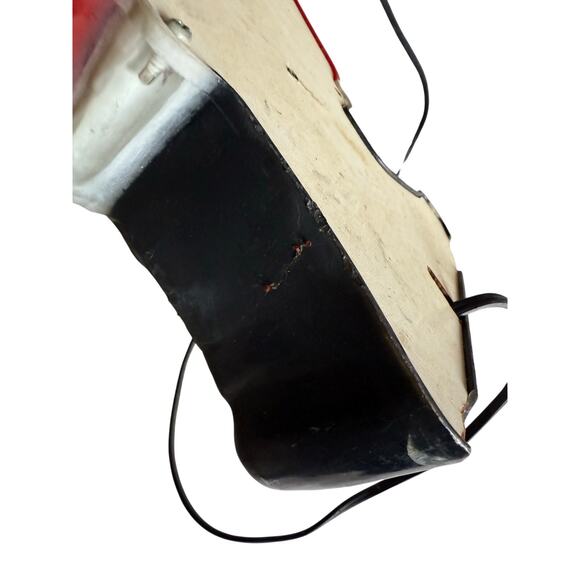 VINTAGE NOMA 1951 PLASTIC ILLUMINATED 30" HIGH CHRISTMAS SANTA BLOW MOLD - Picture 6 of 10